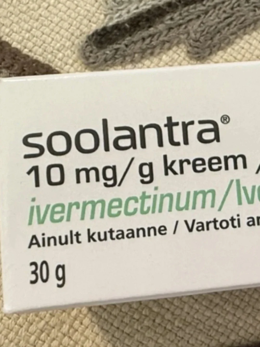 Soolantra Ivermectin - Cream demodex, rosacea